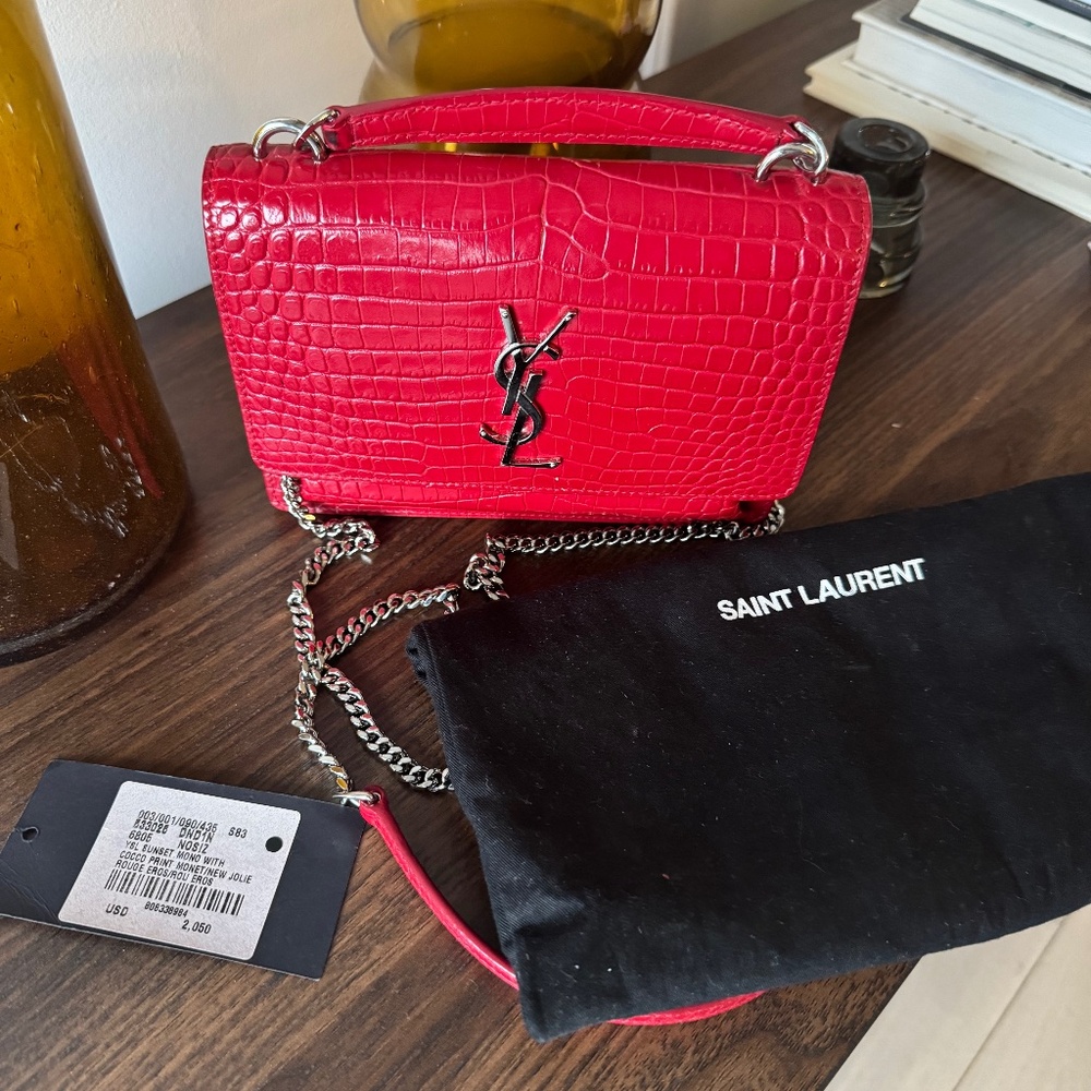 YSL Red Crossbody Bag